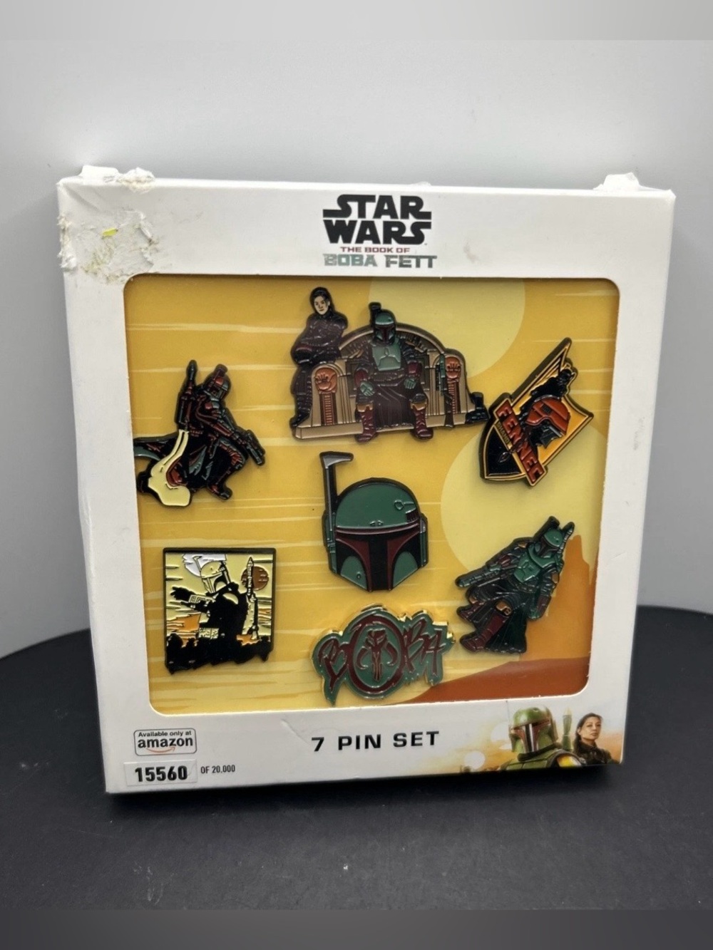 Disney Star Wars Enamel Pin Set - Green and Black 7-Pack